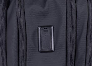 DONAU Donau Travel rugzak Berlin, 16 l, 15,6 inch, zwart