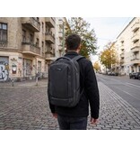 DONAU Donau Travel rugzak Berlin, 16 l, 15,6 inch, zwart