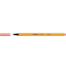 Stabilo STABILO point 88 fineliner, abrikoos — levering per 10