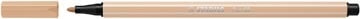 Stabilo STABILO Pen 68 viltstift, beige