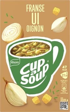 Cup A Soup Knorr Cup-a-Soup ui, pak van 21 zakjes