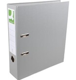 Q-CONNECT Q-CONNECT ordner, voor ft A4, uit PP en papier, met beschermrand, rug van 8 cm, grijs