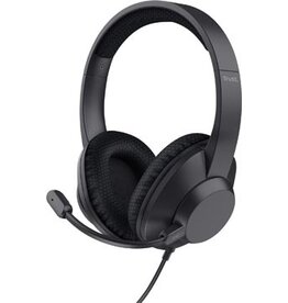 Trust Trust Ayda Max Headset, over ear, USB aansluiting, noice cancelling