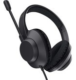 Trust Trust Ayda Max Headset, over ear, USB aansluiting, noice cancelling