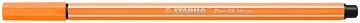 Stabilo STABILO Pen 68 viltstift, neon oranje — levering per 10
