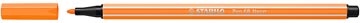 Stabilo STABILO Pen 68 viltstift, neon oranje — levering per 10