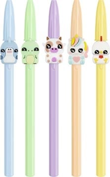 Bic Bic balpen Cristal Medium pastel figurines, doos van 20 stuks, assorti