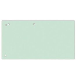 Office Products OFFICE products verdeelstroken, 240 x 105 mm, pak van 100 stuks, groen