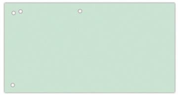 Office Products OFFICE products verdeelstroken, 240 x 105 mm, pak van 100 stuks, groen