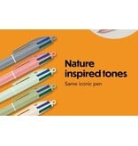 Bic Bic 4-kleurenbalpen Mineral Tones, display van 30 stuks, assorti