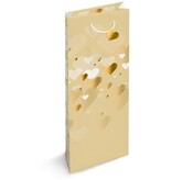 Merkloos Geschenkzak Made In Heaven, voor fles, 9 x 36 x 13 cm