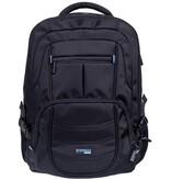 DONAU Donau Travel rugzak Amsterdam, 35 l, 17 inch, zwart