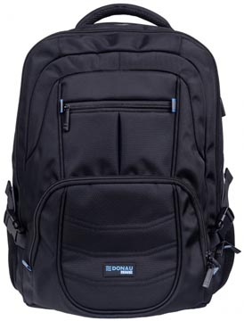 DONAU Donau Travel rugzak Amsterdam, 35 l, 17 inch, zwart