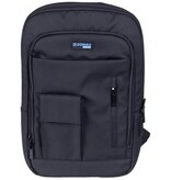 DONAU Donau Travel rugzak Rome, 9 l, 13,3 inch, zwart