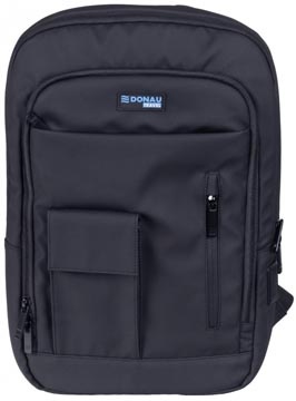 DONAU Donau Travel rugzak Rome, 9 l, 13,3 inch, zwart