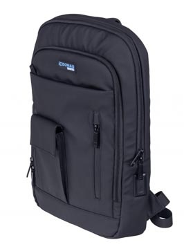 DONAU Donau Travel rugzak Rome, 9 l, 13,3 inch, zwart
