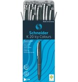 Schneider Schneider balpen K20 Icy Colours, medium, zwart