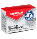 Office Products OFFICE products papierklemmen, 28 mm, gegalvaniseerd, doos van 100 stuks