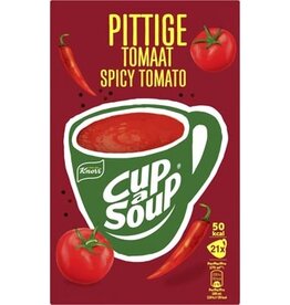 Cup A Soup Knorr Cup-a-Soup pittige tomaat, pak van 21 zakjes
