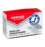 Office Products OFFICE products papierklemmen, 33 mm, gegalvaniseerd, doos van 100 stuks