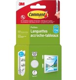Command Command fotolijststrip, small, draagvermogen 1,8 kg, wit, blister van 8 stuks
