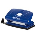Office Products OFFICE products perforator, 12 blad, in metaal, blauw