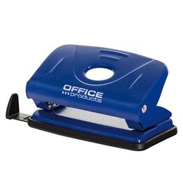 Office Products OFFICE products perforator, 12 blad, in metaal, blauw