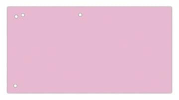 Office Products OFFICE products verdeelstroken, 240 x 105 mm, pak van 100 stuks, roze