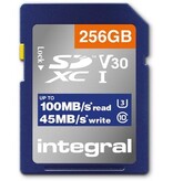 Integral Integral geheugenkaart SDXC V30,  256 GB