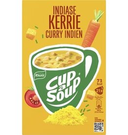 Cup A Soup Knorr Cup-a-Soup indiase kerrie, pak van 21 zakjes