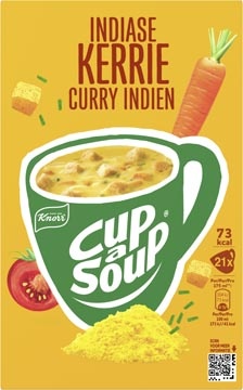 Cup A Soup Knorr Cup-a-Soup indiase kerrie, pak van 21 zakjes