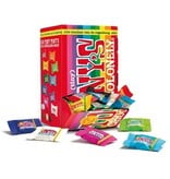 Tony's Chocolonely Tony's Chocolonely mini chocoladereep, 900g, doos van 100 stuks apart verpakt, mix