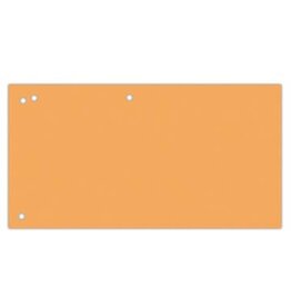 Office Products OFFICE products verdeelstroken, 240 x 105 mm, pak van 100 stuks, oranje