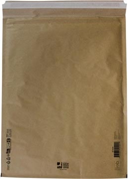 Q-CONNECT Q-CONNECT luchtkussenenveloppen, bruin, 10-K, 370 x 480 mm, doos van 50 stuks