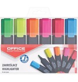 Office Products OFFICE products markeerstift, 1-5 mm, geassorteerde kleuren, etui van 6 stuks