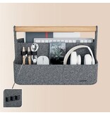 Leitz Leitz draagbare bureau organizer, met handvat, vilt, grijs