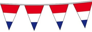 DBV Vlaggenlijn, 10 m, rood-wit-blauw