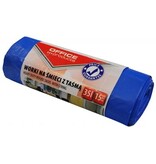 Office Products OFFICE products vuilniszak, LDHD, 25 micron, 35 liter, blauw, rol van 15 stuks