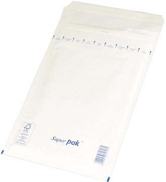 Office Products OFFICE products luchtkussenenveloppen, met stripsluiting, 150 x 215 mm, wit, pak van 5 stuks