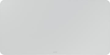 Leitz Leitz bureauonderlegger en muismat, lederlook, ft 80 x 40 cm, lichtgrijs