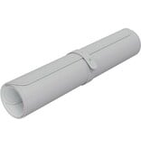 Leitz Leitz bureauonderlegger en muismat, lederlook, ft 80 x 40 cm, lichtgrijs
