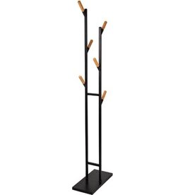 Maul MAUL kapstok Rima, uit metaal, hoogte 183 cm, 6 afneembare ophanghaken, bruin/zwart