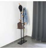 Maul MAUL kapstok Rima, uit metaal, hoogte 183 cm, 6 afneembare ophanghaken, bruin/zwart