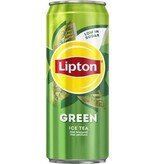 Lipton Ice Tea Lipton Ice Tea Green frisdrank, niet bruisend, sleek blik van 33 cl, pak van 24 stuks
