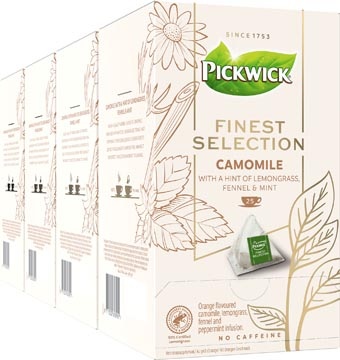 Pickwick Pickwick thee finest selection, kamille, pak van 25 zakjes