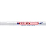Edding Edding bandenmarker e-8050, wit — levering per 10