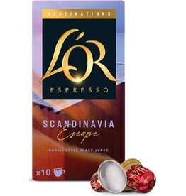 Douwe Egberts Douwe Egberts L'Or Destinations koffiecapsules, Scandinavia, pak van 10 stuks