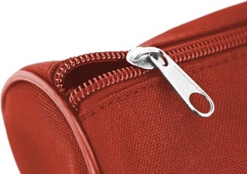 Kangaro Kangaro pennenzak, rond, ft 20 x 8,5 cm, rood