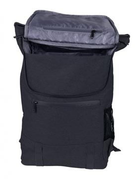 DONAU Donau Travel rugzak London, 18 l, 15,6 inch, zwart