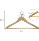 Maul MAUL kleerhanger Mira, uit hout, pak van 20 stuks